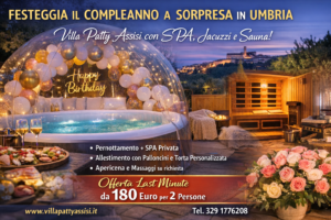 Compleanno a sorpresa a Villa Patty Assisi